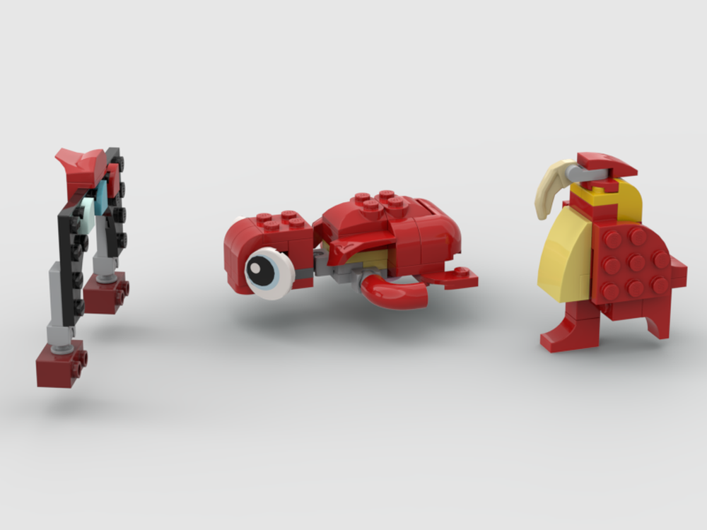 Lego 31145 tortoise & sea gull