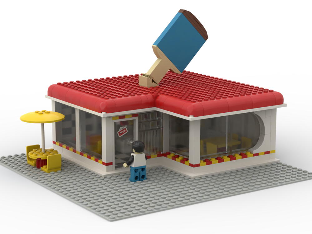 Lego Mr Chill ice cream shop