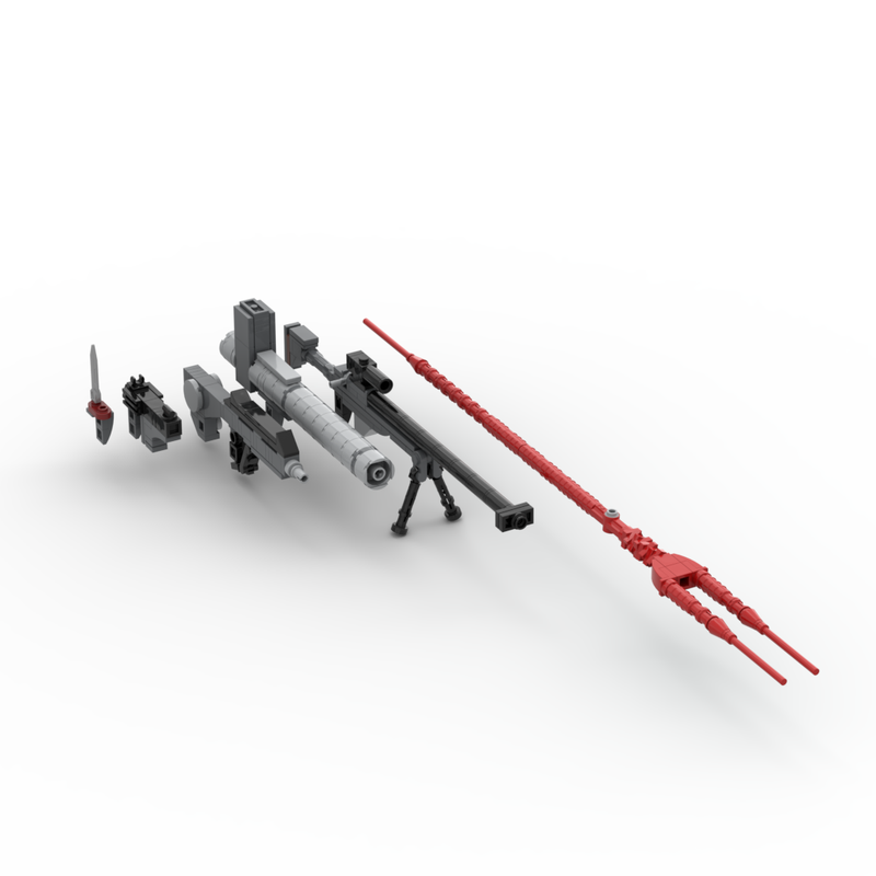 Lego Evangelion weapons