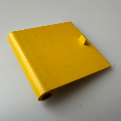 Lego Door 1 x 5 x 4 Left with Thin Handle / Yellow