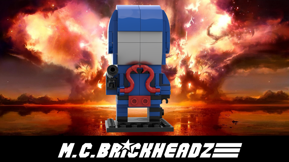 Lego Cobra Commander (1982-83) - M.C.Brickheadz series 1