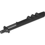 Lego Large Figure Weapon Sword, 3 Bar Holes and Axle Hilt / Black