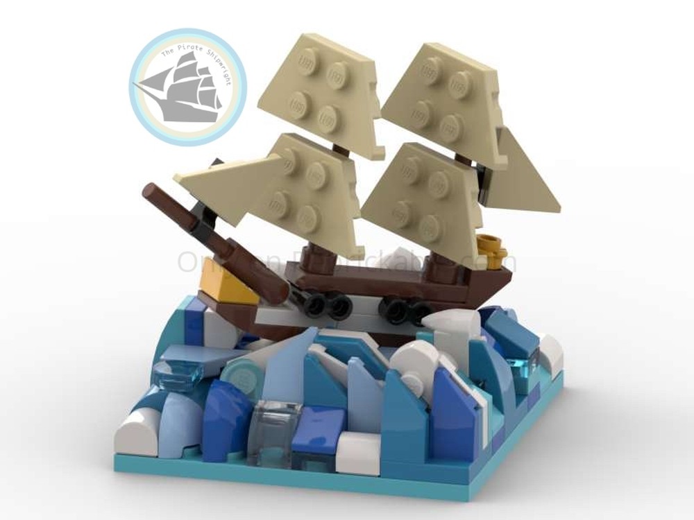 Lego Lost at Sea | Micro Pirates Diorama