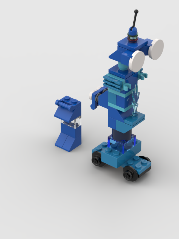 Lego Skateboard Jetpack Robot