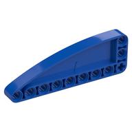 Lego Technic Beam 9 x 3 L-Shape with Quarter Ellipse Thick / Blue