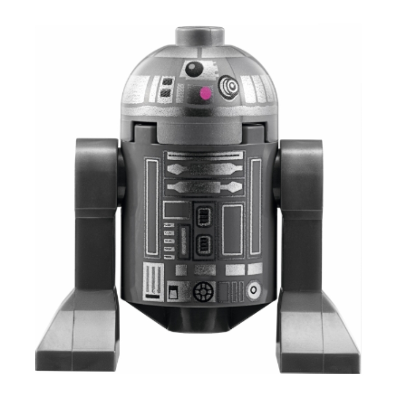 Lego Astromech Droid, R2-BHD, Dark Bluish Gray Body