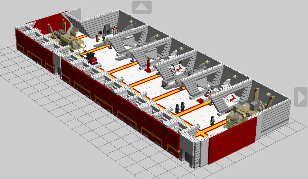 Lego Battlestar Galactica hangar bay