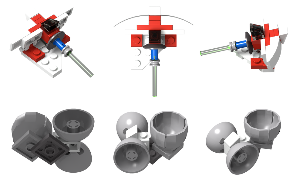 Lego 2020 Advent Challange – Day 1 [Space Glider + Moon Buggy]