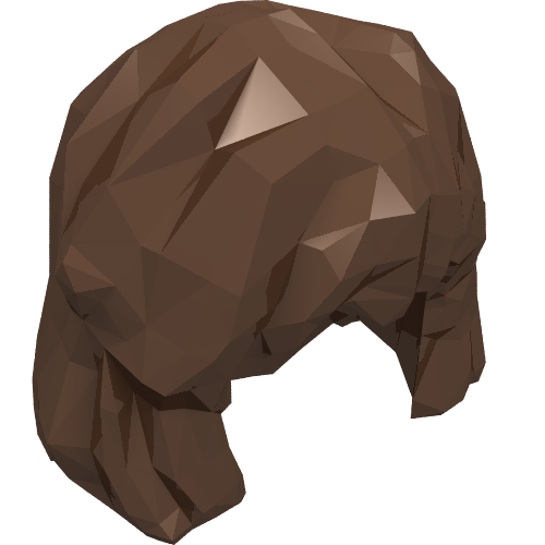 Lego Hair Mid-Length / Brown