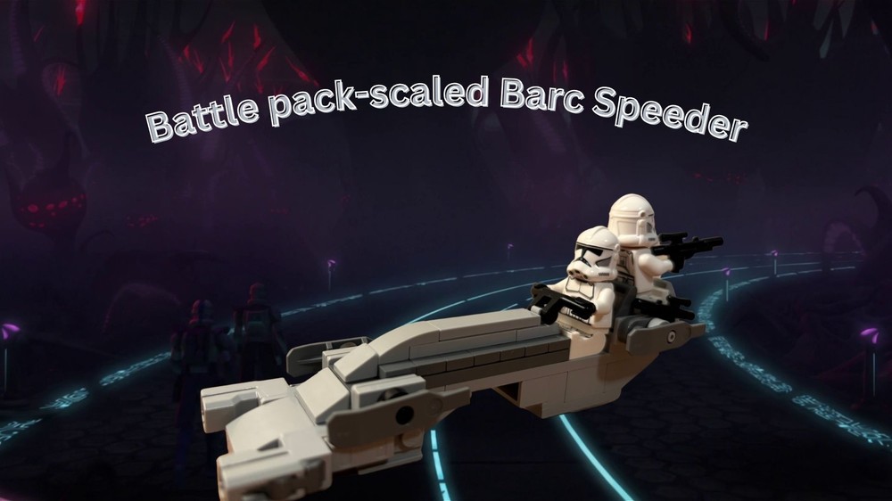 Lego Battle pack scaled barc speeder