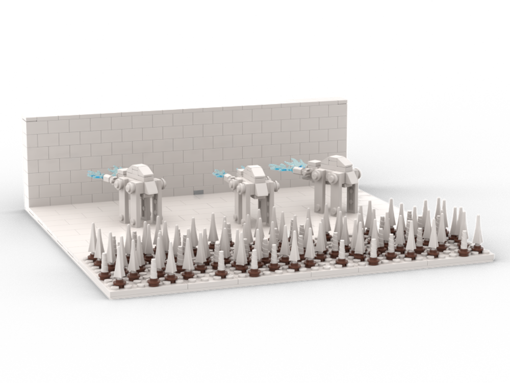 Lego ATAT attack the Wall