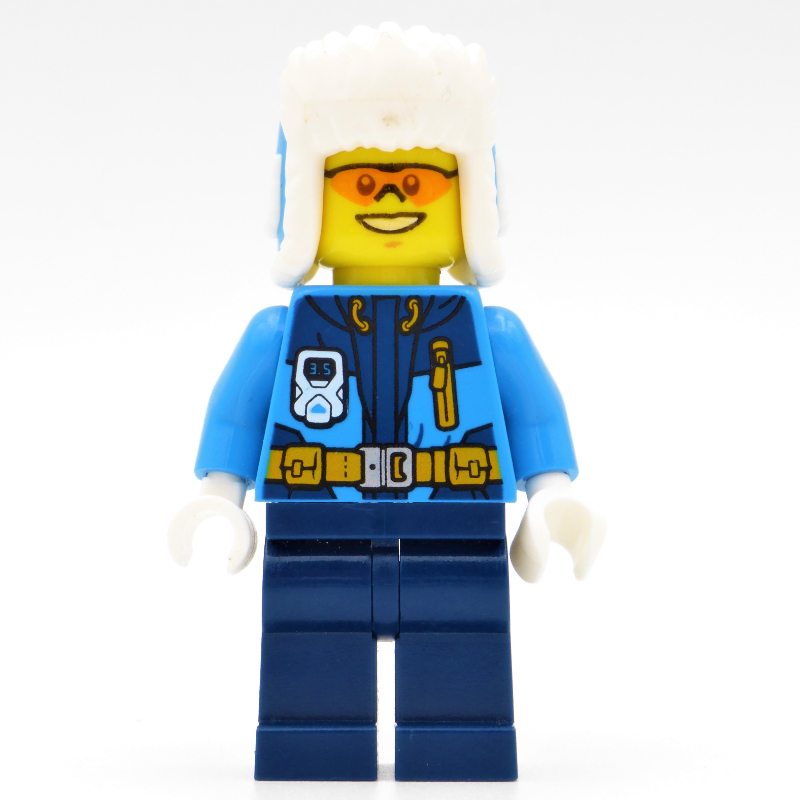 Lego Arctic Explorer, Ushanka Hat, Orange Sunglasses