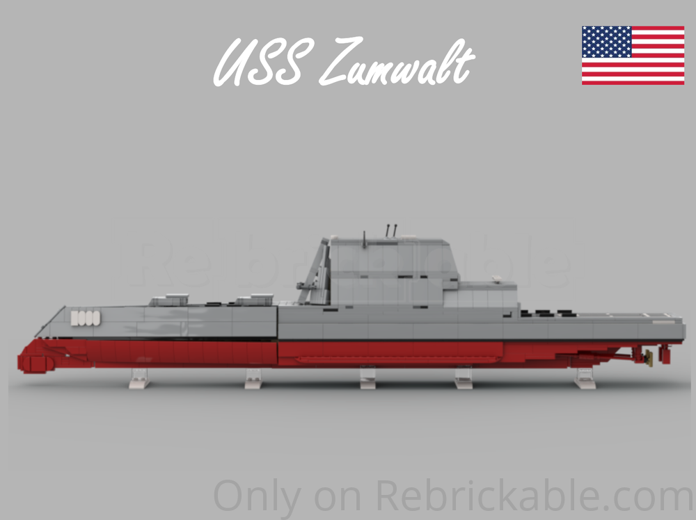 Lego USS Zumwalt
