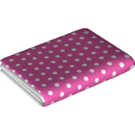 Lego Duplo Blanket 5 x 6 with White Polka Dots Print
