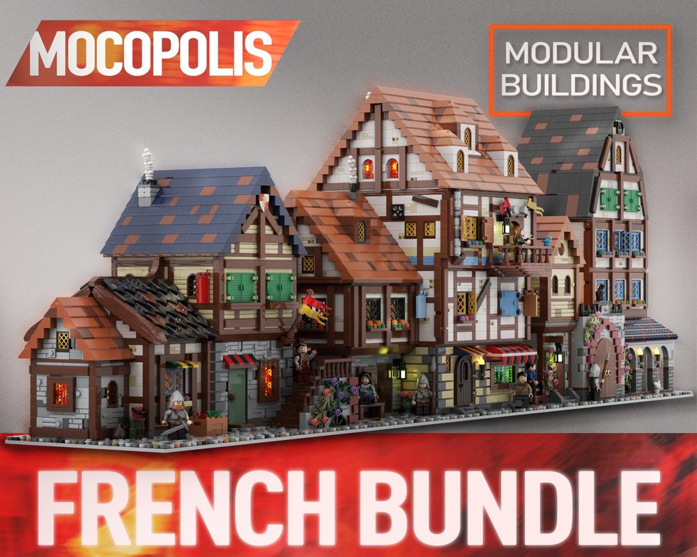 Lego MODULAR MEDIEVAL FRENCH BUNDLE