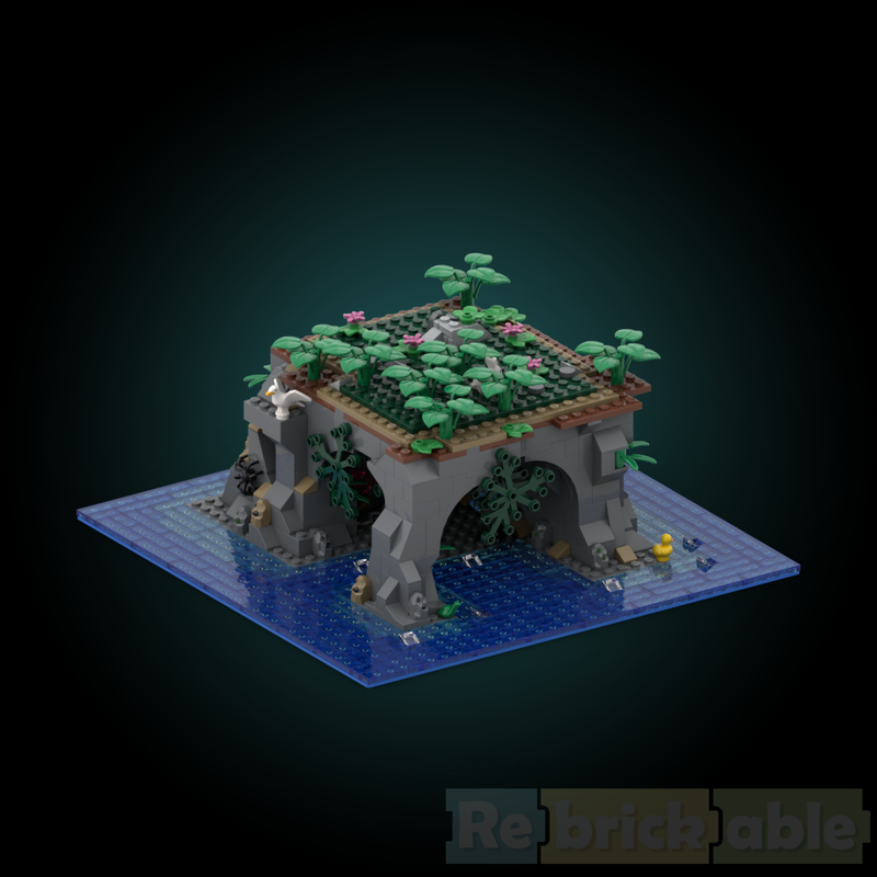 Lego Shiny cave island