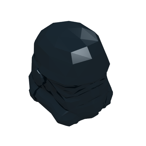 Lego Helmet Stormtrooper [Plain] / Black
