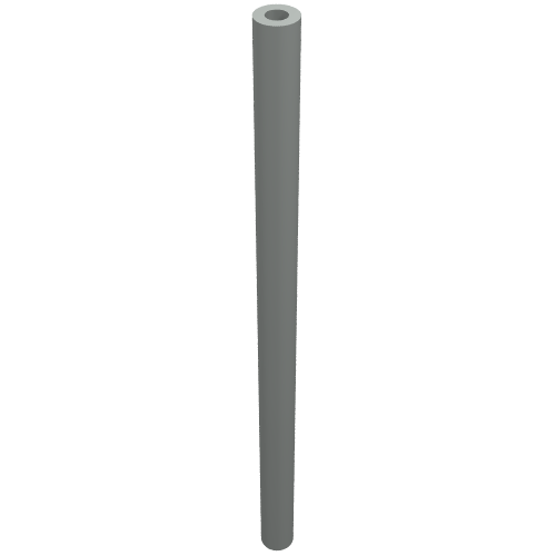 Lego Hose Rigid 3mm D. 7L / 5.6cm / Light Gray