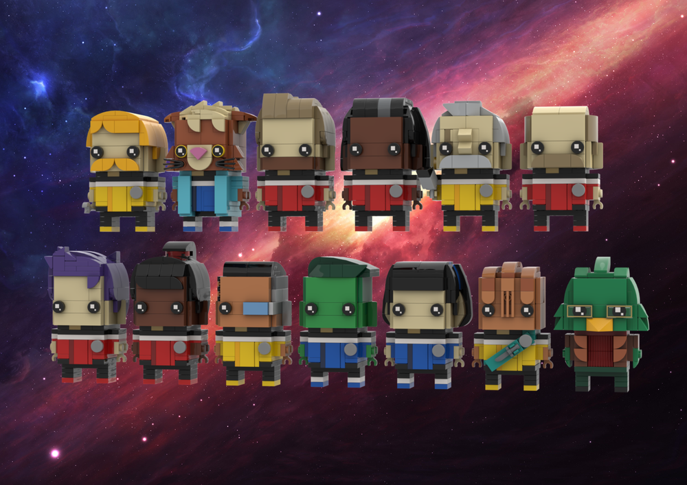 Lego Star Trek: Lower Decks Full Crew Brickheadz Bundle