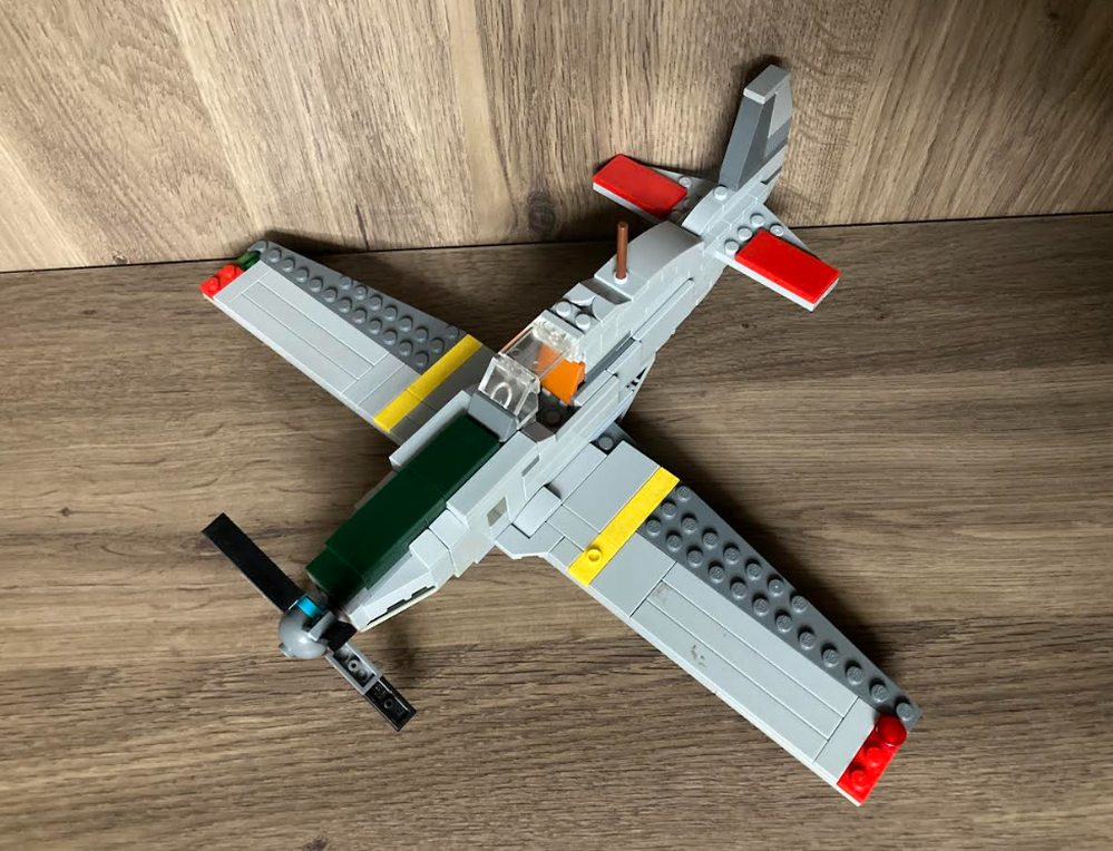 Lego P-51B Mustang Long Range Escort Fighter