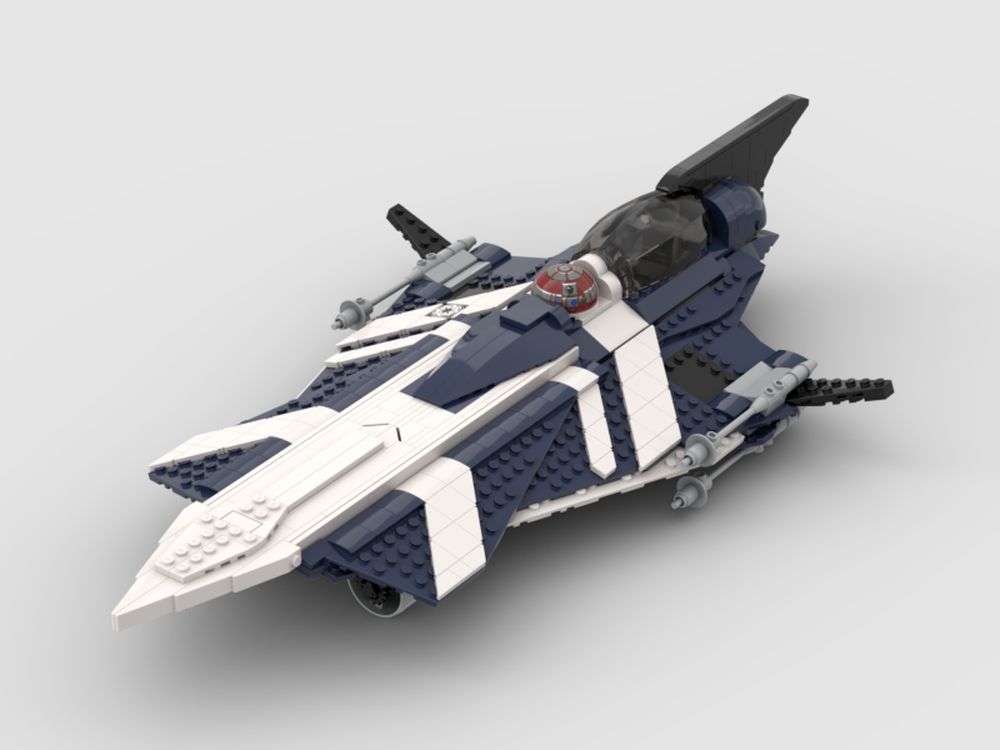 Lego Azure Angel (Anakin's custom Delta 7 Aethersprite)