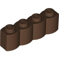 Lego Brick Special 1 x 4 Palisade [aka Log] / Brown