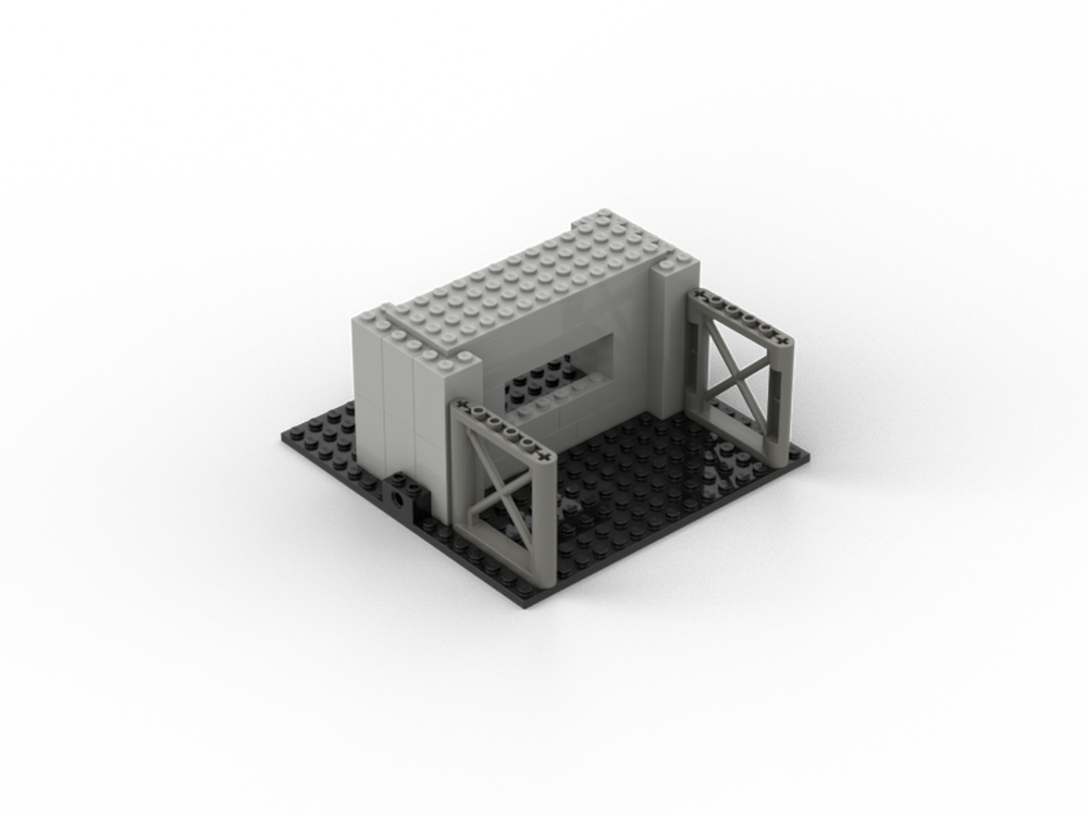 Lego Bunker Wall - Modular Army Base