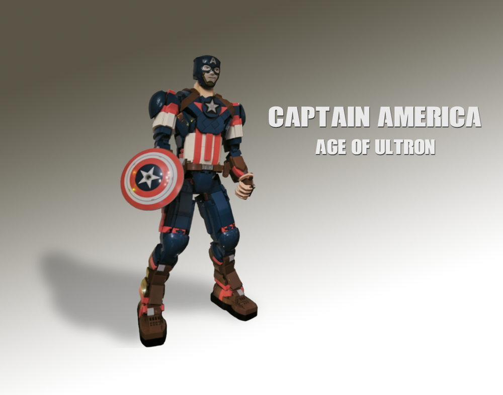 Lego Captain America - Age Of Ultron Version
