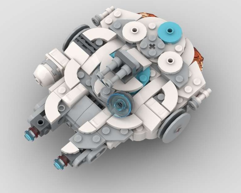 Lego Space Robot Falcon v2 (with working hyperdrive)