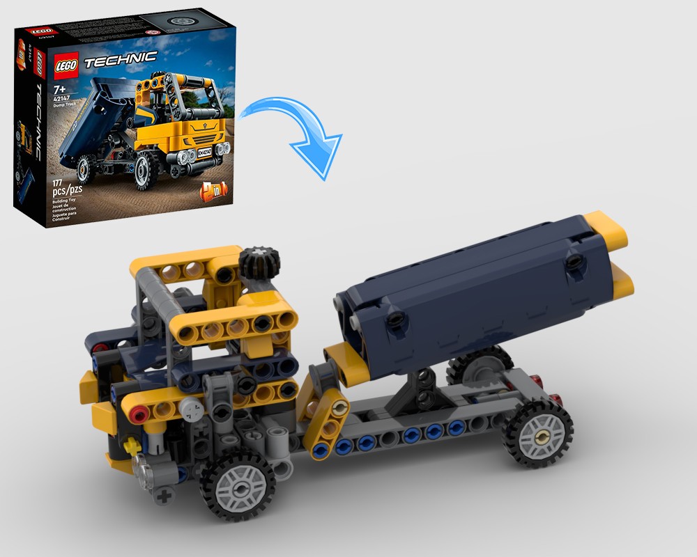 Lego Concrete Mixer 42147 Alternative.