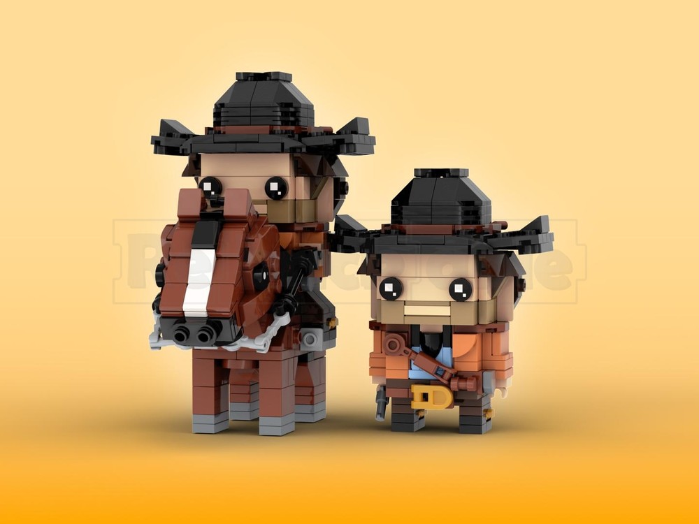 Lego Arthur Morgan Brickheadz LEGO MOC - Red Dead Redemption II