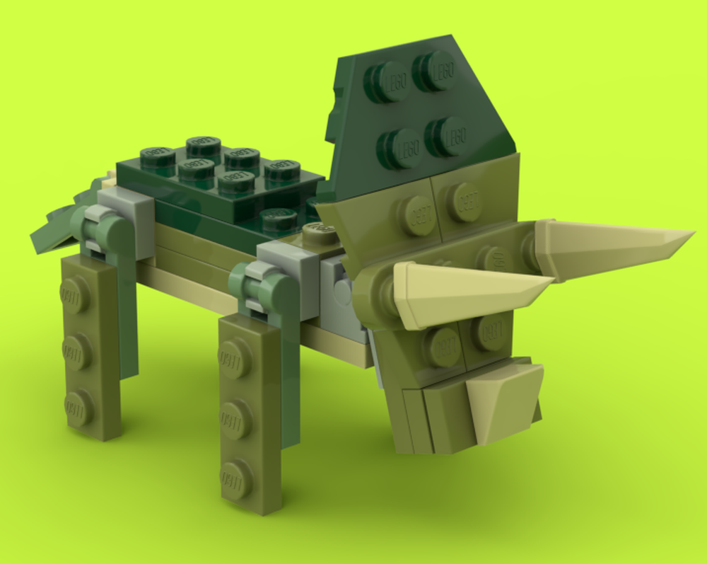 Lego Accurate Triceratops