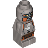 Lego Microfig Uruk-hai Archer / Flat Silver