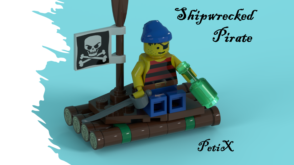 Lego Shipwrecked Pirate