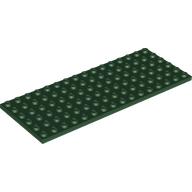 Lego Plate 6 x 16 / Dark Green