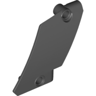 Lego Technic Panel Curved 5 x 7 Parallelogram Right / Black