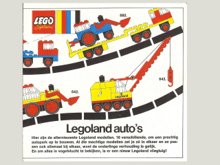 Lego 1972 Medium Dutch - Legoland auto's (97305-Ho)
