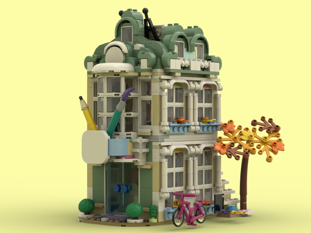 Lego Art School Corner - Alternate Build of Set 41711