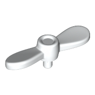 Lego Propeller with Pin / White