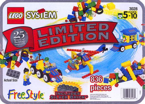 Lego 25th Anniversary Silver Tub