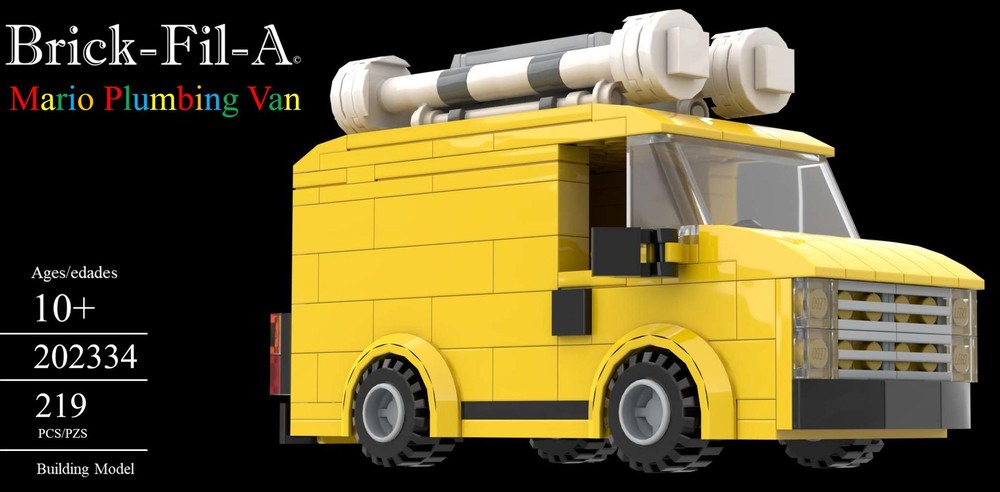 Lego Mario Bros Plumbing Van