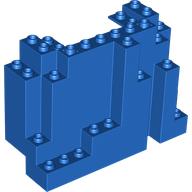Lego Rock Panel Rectangular 4 x 10 x 6 / Blue