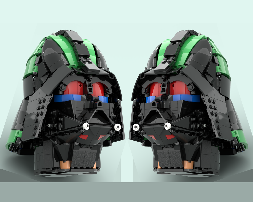 Lego Sith Lord Helmet Bust MOC