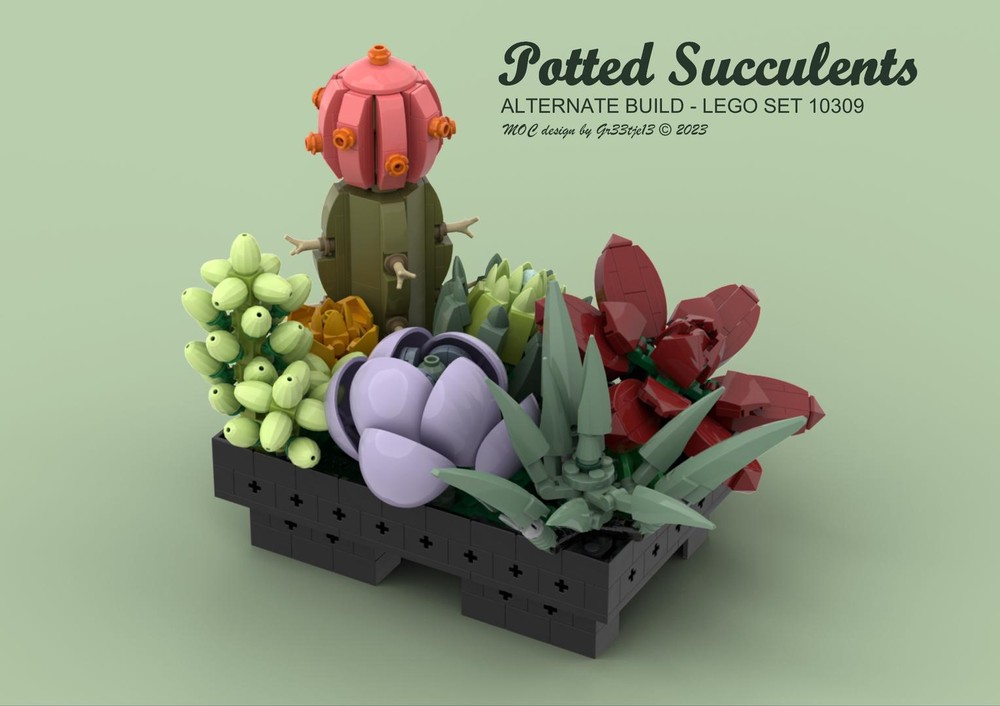 Lego Potted Succulents