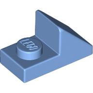 Lego Brick Sloped 45° 2 x 1 with 2/3 Cutout [New Version] / Medium Blue