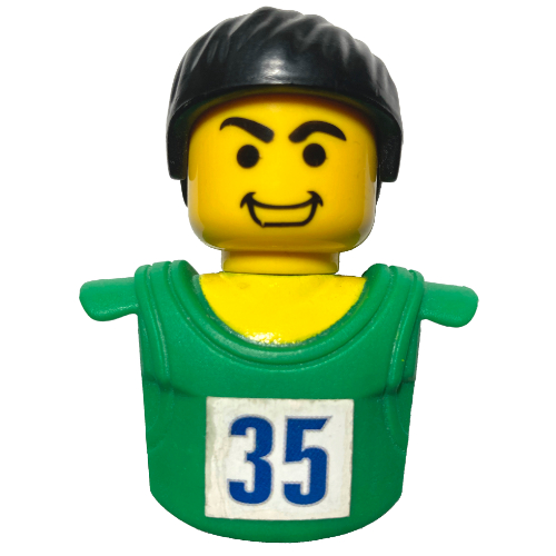 Lego Sports Promo Figure Head Torso Assembly McDonald's Set 8 [7918] / Green