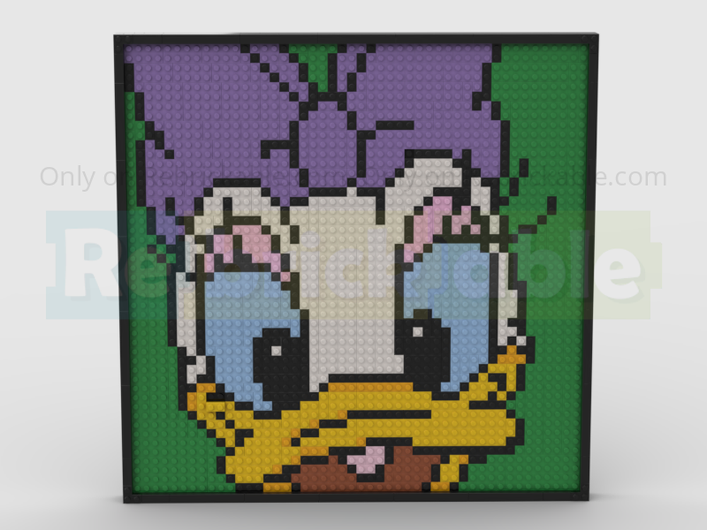 Lego Daisy Duck Art Mosaic
