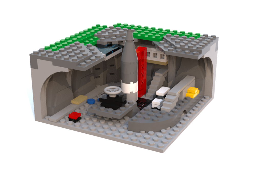 Lego Minature You Only Live Twice