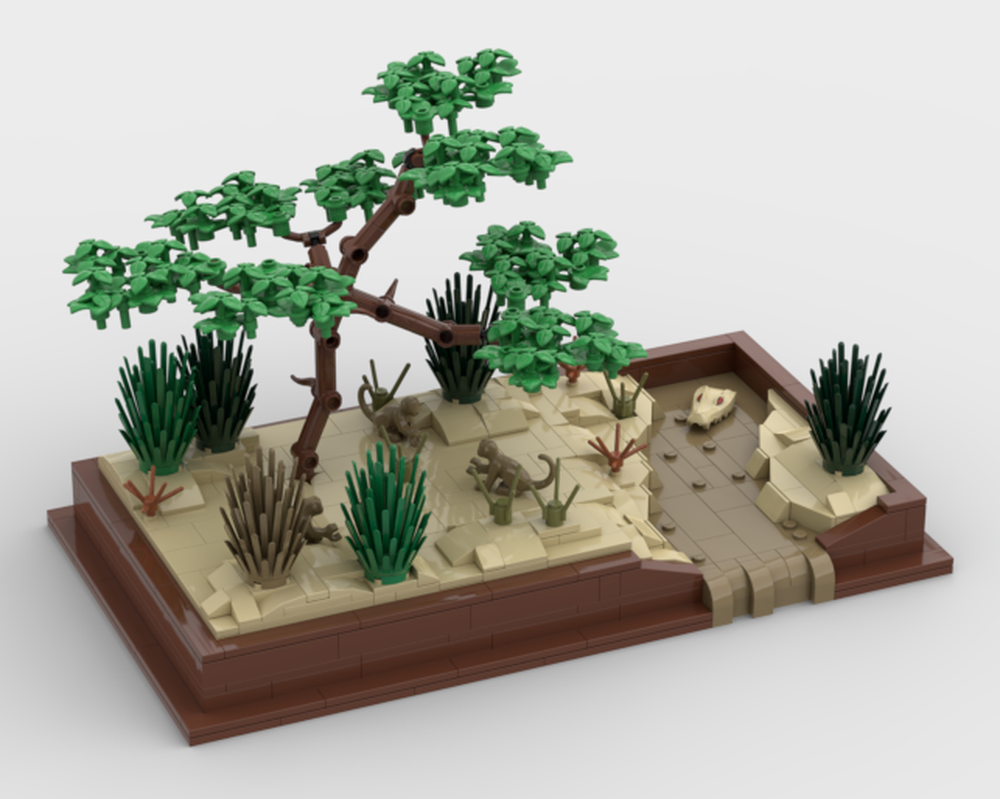 Lego Savanna Diorama