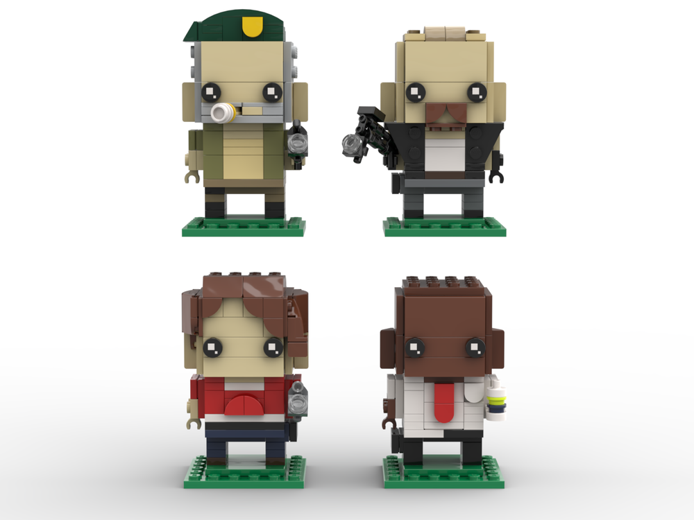Lego Left 4 Dead Survivors Brickheadz